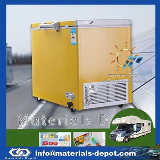 🔋 Solar-Powered Freezer – Stay Cool Off the Grid! ❄️ #solar #solarenergy #freezer