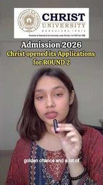 Christ released its Applications for ROUND 2! #christuniversity
