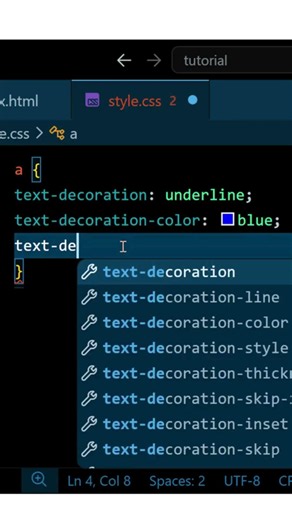 Day 42/100 CSS Series | Text-Decoration Explained (Underline, Overline & More)