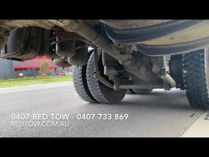 Hooking Up a Broken Down Truck & Dog Tipper Trailer | Step-by-Step Tow Setup (Explained) | Red Tow