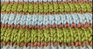 Four Needle Double Knitting in the THIRD DIMENSION Part 1: Horizontal Baffles
