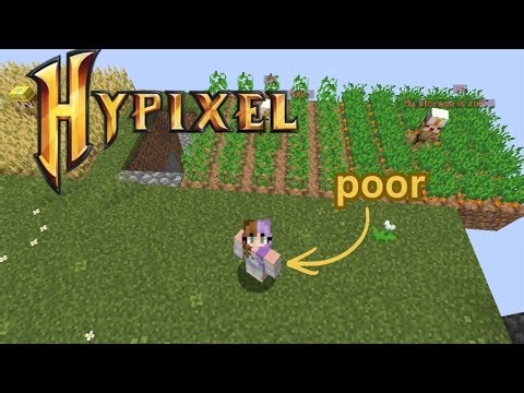 getting started on a NEW island on Hypixel Skyblock