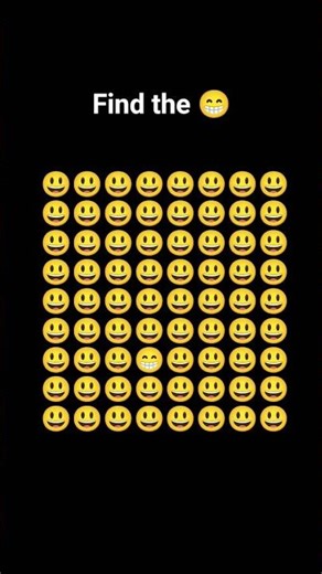 Find the 😁 #findtheemoji #emoji #shorts #roadto100subs