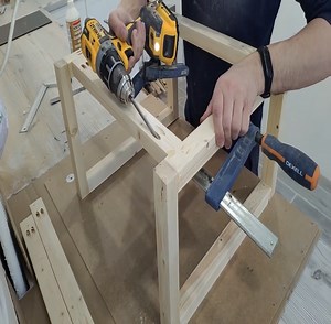 How to Make a Basic Table Saw at Home | Woodworking Tools