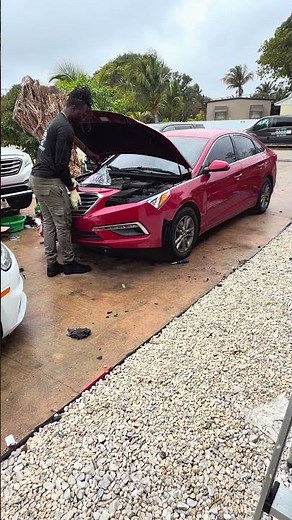 Hyundai Sonata headlight assembly replacement #automobile #mechanic #shortvideo #diy #tools #hyundai