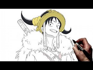 How To Draw Luffy | Step By Step | One Piece