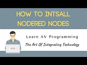 NodeRED & Raspberry Pi Part 8: How To Install NodeRED Nodes