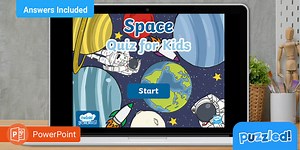 Space Quiz for Kids PowerPoint