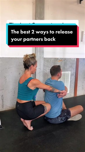 Partner back release #back #stretch #viral #trending | Back Stretches