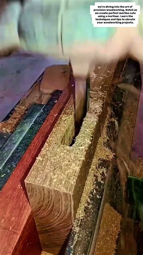 Precision Woodworking: Mastering Mortise Cuts with a Mortiser 🪚