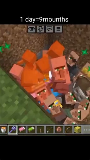 "1 Minecraft Day = 9 Months 😂⏳"