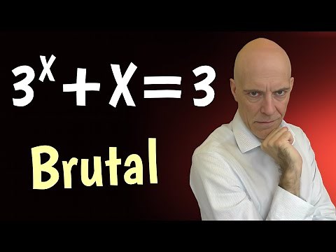 Transcendental equation using the Lambert function🤓