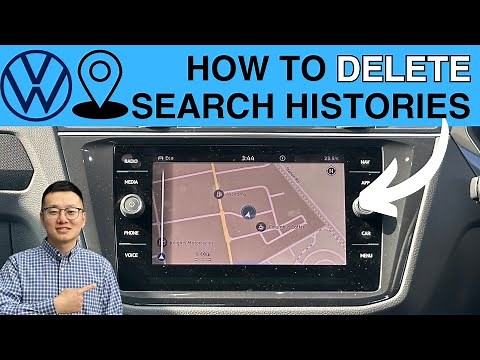 VW Tutorial - How to Delete Navigation Histories / Searches / Favourites / Map Histories