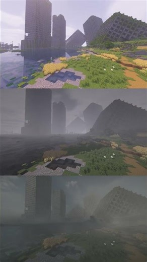 ¿Cuál shader se ve mejor? (Insanity, Hysteria y Pastel? #minecraft #minecraftshorts