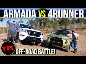 Both The Toyota 4Runner & Nissan Armada Are Off-Road LEGENDS — And This Proves It!