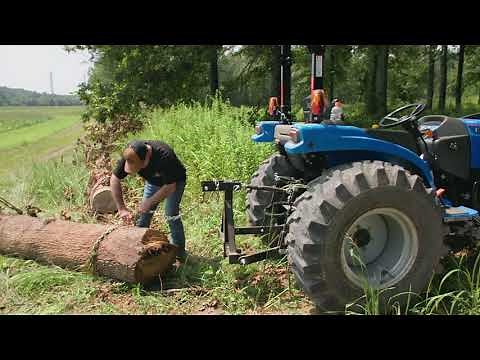 MAXXTUFF 3-Point LOG SKIDDER DELUXE WITH CHAIN AND 2" RECEIVER HITCH
