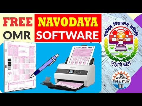 Navodaya OMR Checking Software for Navodaya Coaching Centers 100% Accurate | OMR सीट चेक कैसे करें