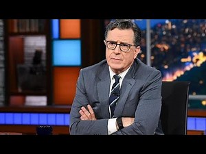 Colbert Condemns Minneapolis ICE Shooting in Sober Late Show Cold Open