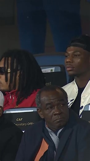African football fans. 👏 Mbappé, Tchouaméni and Koundé, enjoying the Côte d'Ivoire 🇨🇮 vs. Cameroon 🇨🇲 MD2 clash. #TotalEnergiesAFCON2025 #followersreelsfypシ゚viralシfypシ゚viralシalシ #everyonehighlights #PleaseLikeFollowandShare #followersreels | Moses Geply