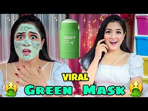 I tried *Viral* CHINESE Green Mask 😱 *It Worked?* 😰 OMG Shocking Results 🤯 Green Mask Stick