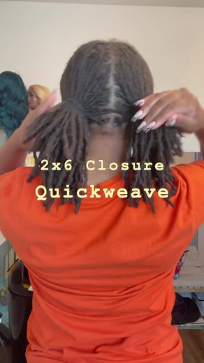 DIY Hair Tutorial: Closure Quick Weave Over Locs