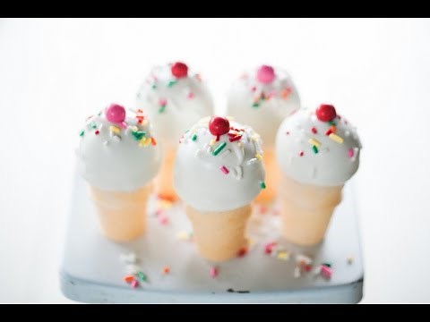 How To Make Ice Cream Cone Cake Pops