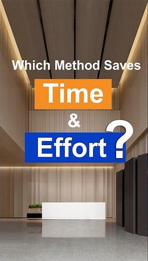 How to install indoor ceiling with different aluminum materials