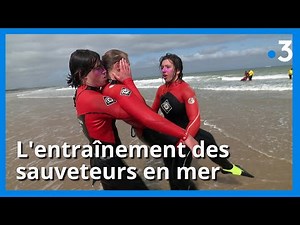 L'entraînement des futurs sauveteurs en mer