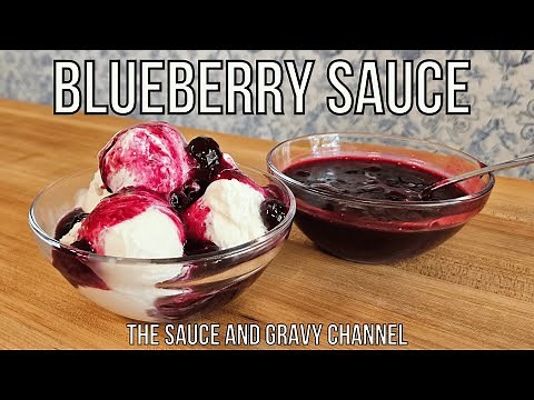 Blueberry Sauce | Blueberry Dessert Sauce Recipe | Homemade Blueberry Sauce | Topping for Desserts