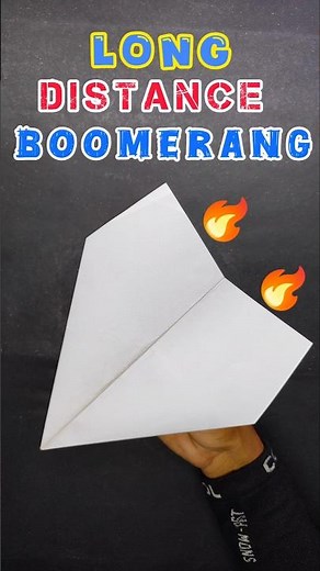 🚀 Mind-Blowing Long Distance Boomerang Trick! 🌪️ #shorts #viral #craft