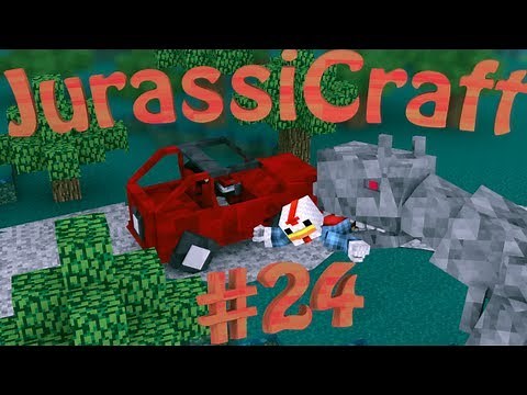 "A DINOS RAGE" Minecraft Jurassic Craft Ep 24