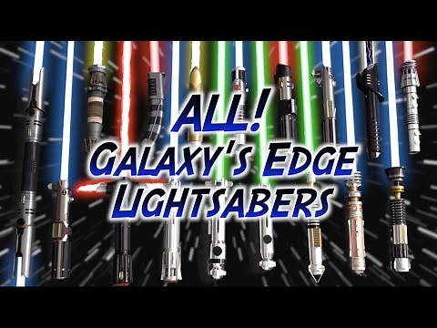 ALL 27 Star Wars Galaxy's Edge Lightsabers Review!