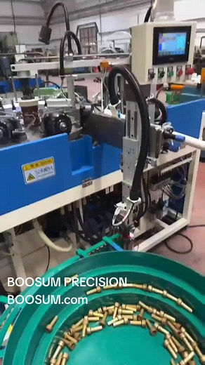 Rotary multi-function processing machine, drilling, reaming, boring cylindrical, cylindrical thread processing#machinery #automatic #Rotary