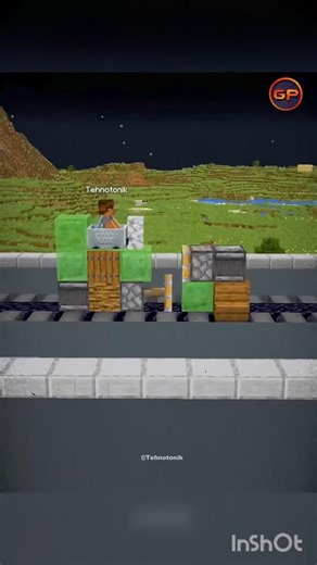 Minecraft No Mod Working Train Moment #minecraft #gaming #shorts #reels