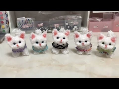 FuzzyTwist Easy pipe cleaner craft for beginners, how to make dog out of cleaner pipe #pipecleanerar