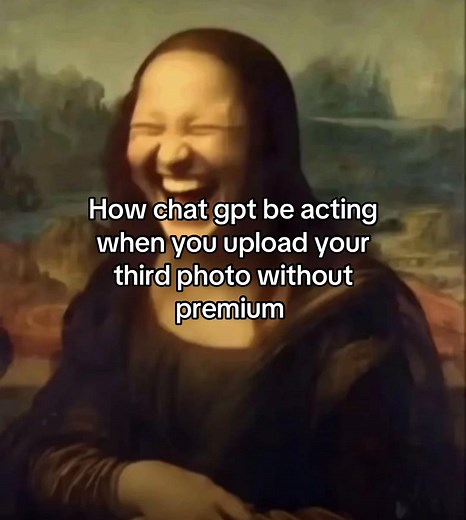 How chat gpt be acting when you don’t have premium #xyzbca #fyp #meme | chat gpt