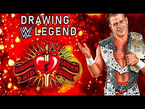 DRAWING WWE LEGEND: Shawn Michaels (1996) #hbk