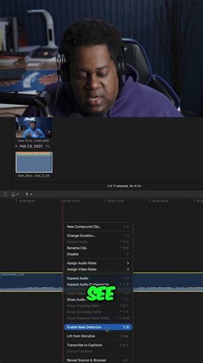 Final Cut Pro Beat Detection: Automatic Song Analysis! #shorts