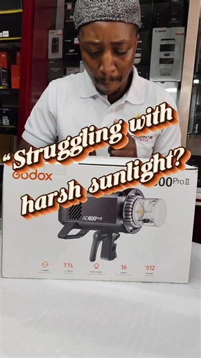 “Pro power. Perfect light. Anywhere.” Godox AD600 Pro II Ksh. 85,000 0727653880 Available @Jacaranta Digitech #GodoxAD600ProII #PhotographyKenya #StudioLighting #ContentCreatorsKE #CameraGear