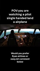 POV: Watching a Pilot Land an Airplane Single-Handed ✈️ | Ryanair vs EasyJet?