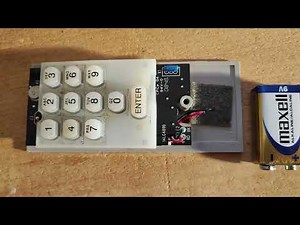 Chamberlain Keypad Repair