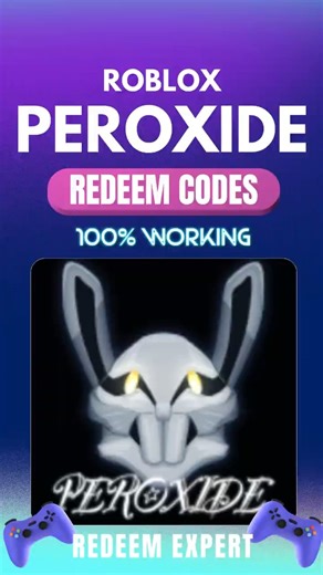 Roblox Peroxide Codes | Peroxide Redeem Codes