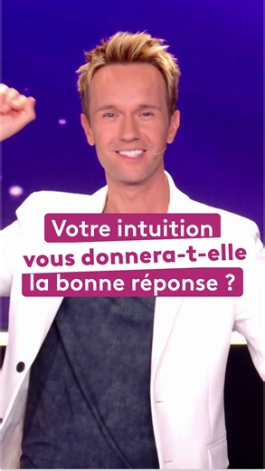 Que vous dit votre intuition ? 🤔 Retrouvez "Intuition : qui sera le plus proche ?", le nouveau jeu présenté par Cyril Féraud, ce samedi à 21h10 sur France 2 et sur notre plateforme 👉 bit.ly/Intuition-FTV | France tv