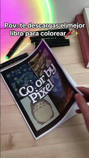 Libro pdf para descargar y colorear 50 diseños de manera fácil y sencilla✨🖍️