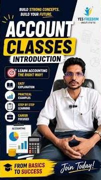 Accounting Classes Introduction | Yes Freedom Institute 📊”
