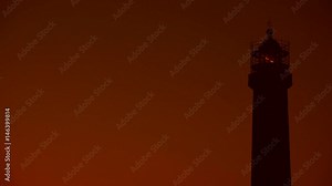 France, Finistere (29), Plougonvelin, departure of the way of Saint-Mathieu, Saint-Mathieu lighthouse, Saint-Mathieu abbey of Fine-Terre and the semaphore