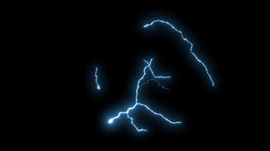 Lightning Effect Electricity 3d Effect Blue: стоковое видео (без лицензионных платежей), 3564156459 | Shutterstock