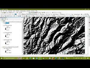 lineament and Lineament density finding Through DEM Data On ArcGis [] Arcmap Of Any Part