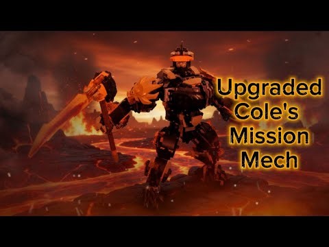 I Upgraded Cole's Mission Mech! Custom Lego upgrade build guide video