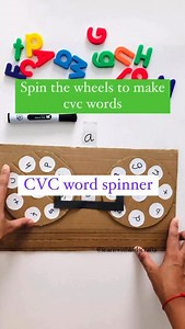 DIY CVC Word Spinner✨ Hands-on learning made fun! Spin, slide, and create endless CVC words to help your little learners practice decoding, reading, and writing. This diy is perfect for homeschool parents and teachers looking for engaging phonics activities! 📝 Benefits: ✅Builds decoding skills ✅ Works on phonemic substitution ✅Boosts confidence in reading ✅Encourages hands-on learning ✅Reusable and easy to make! Follow @learnwithkidscrafts for more phonics ideas. #homeschoolactivities #handsonl